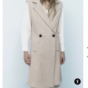 ZARA Long Vest